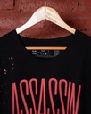 Remera Oversize S-Manga Assassin Negra