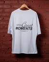 Remera Oversize Great Moments Blanca